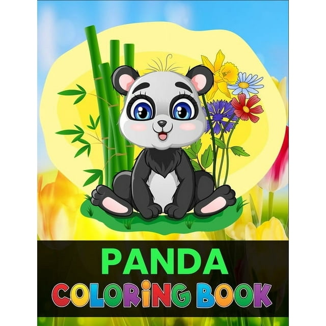 Panda coloring book : Kids Coloring Book featuring 50 Pandas for Relaxation and Stress Relief (Paperback)