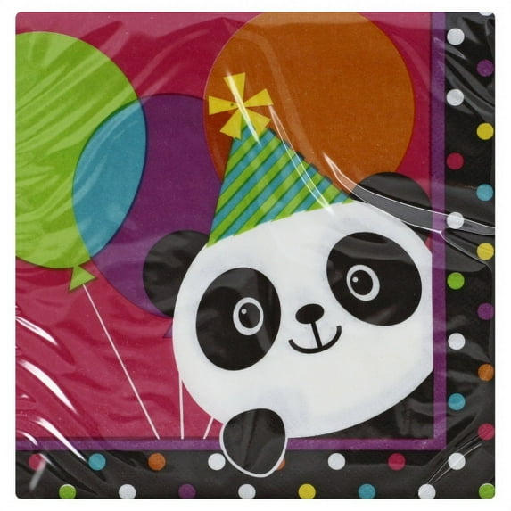 Panda-monium Napkins, 16 pk