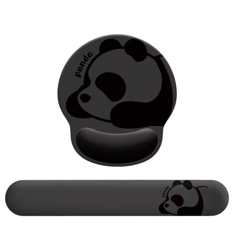 Panda style computer mouse pad wrist guard silicone thickened hand ...
