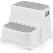 PandaEar Kids Step Tool, 2 Anti-Slip Step Stool for Toilet Potty Training, Kitchen, Bathroom, Poop Stools with Handle for Toddler Children