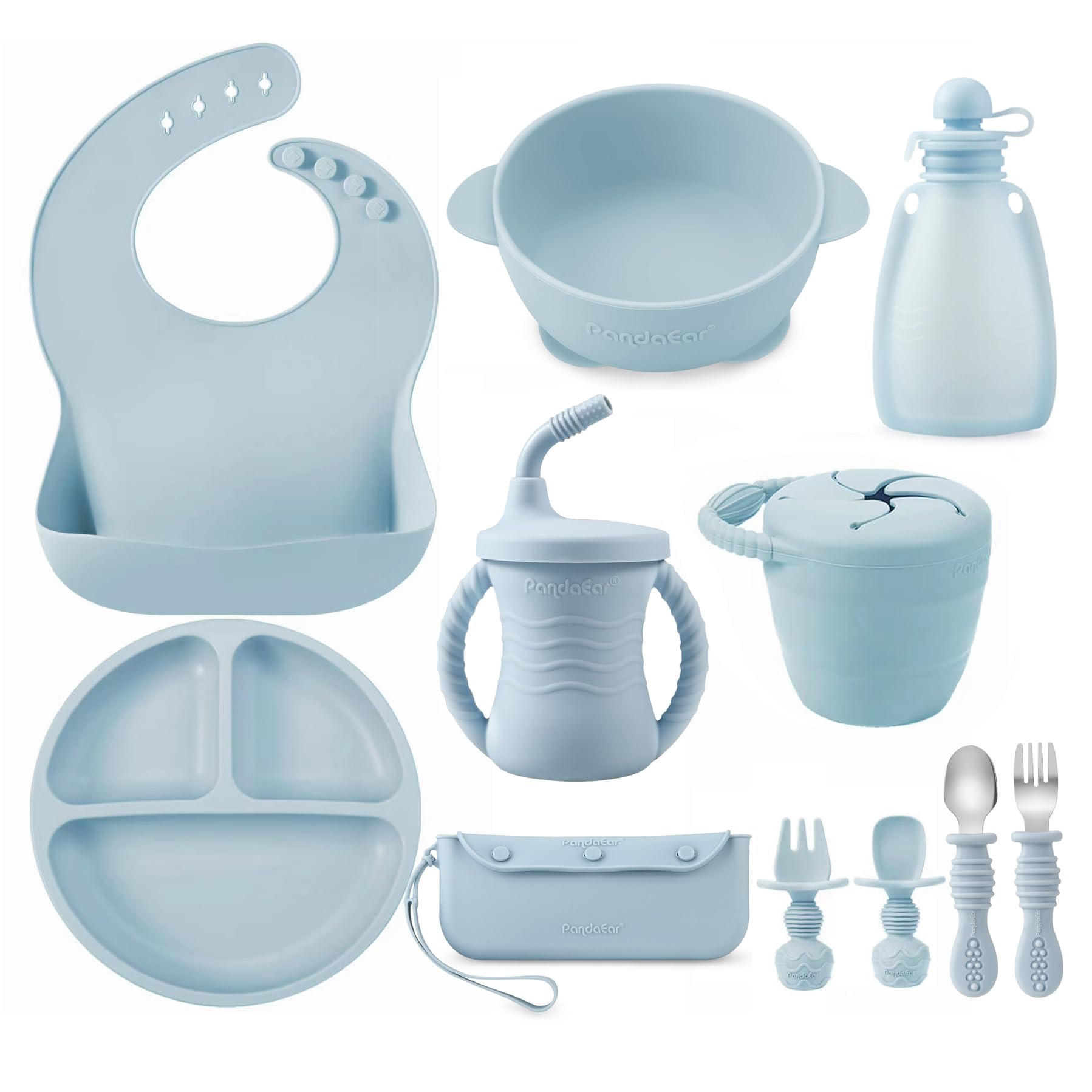 Silicone Baby Feeding Set Baby Silicone Feeding Set, Silicone Feeding Set, Compl