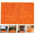 thumbnail image 1 of PandaTop Bathroom Bath Rug 24x16inch, Thick Soft Absorbent Chenille Bath Rugs with Non-Slip Rubber Backing Quick Dry Mats, Machine Washable Rugs for Bathroom, Shower, and Tub,Orange, 1 of 9