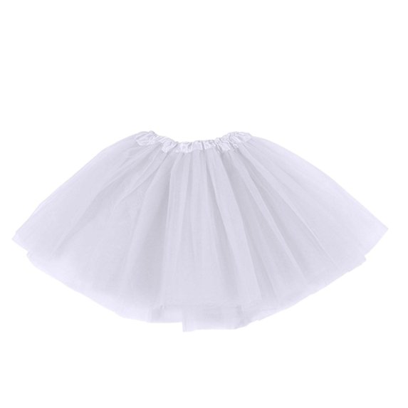 Pandaie 2-8Y Girls Tutu Skirt Toddler Carnival Layers Tulle Ballet Dance Skirts Kids Dress up Birthday Party Princess Dresses Grey 2-8 Years