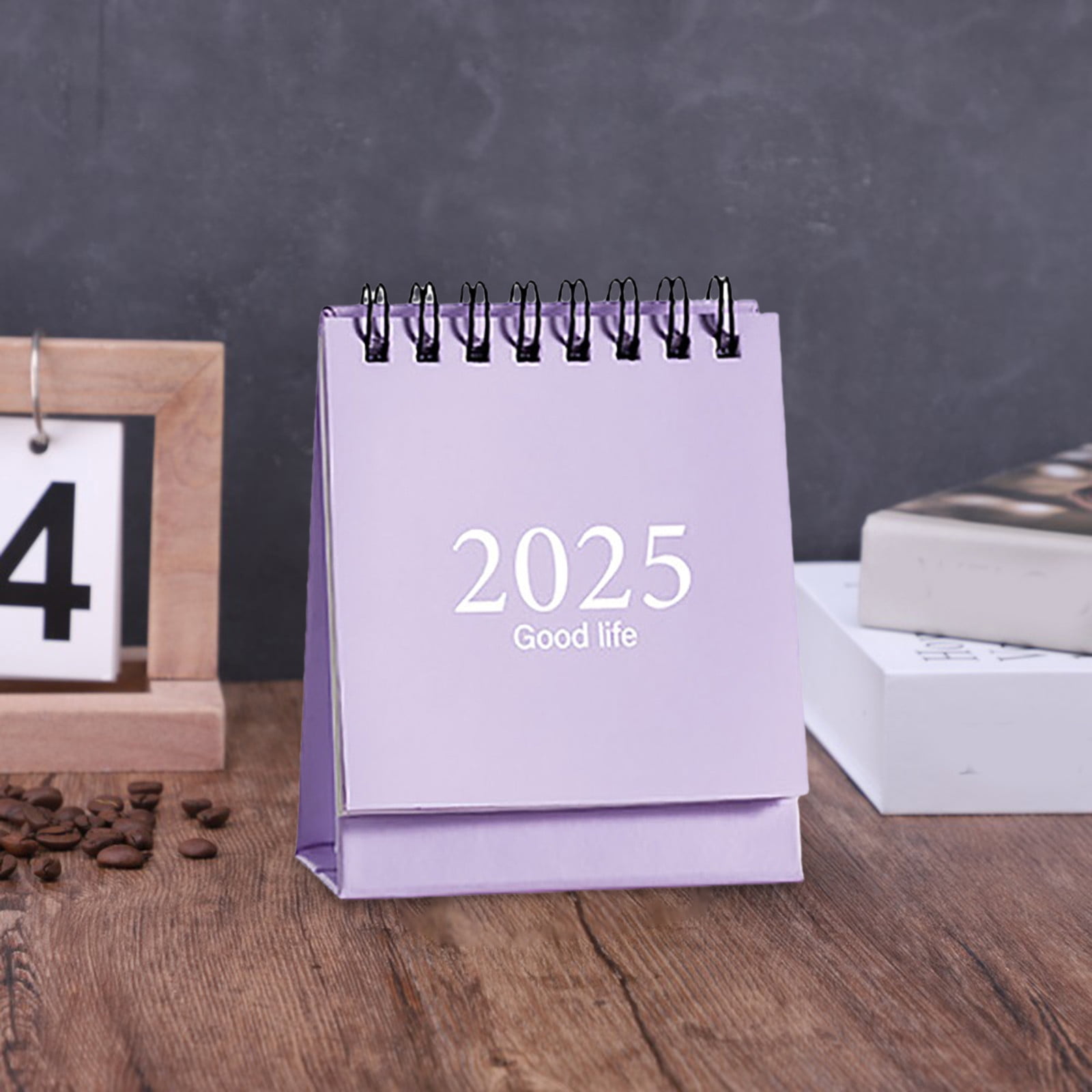 Pandaie Desk Calendar 2025 Mini Juli 2024 to Dec 2025 Small Desktop