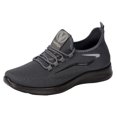 thumbnail image 1 of Pandaie Fashion Sneakers for Women Floral Embroidery Mesh Lace Sneakers Slip on Platform Wedge Loafers Dressy Casual Walking Shoes Grey 11, 1 of 6