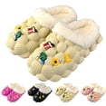 thumbnail image 1 of Pandaie Fleece Lined Clogs for Women Winter Fuzzy Slippers Slip on Garden House Shoes Waterproof Outdoor Walking Mules Beige 10, 1 of 7