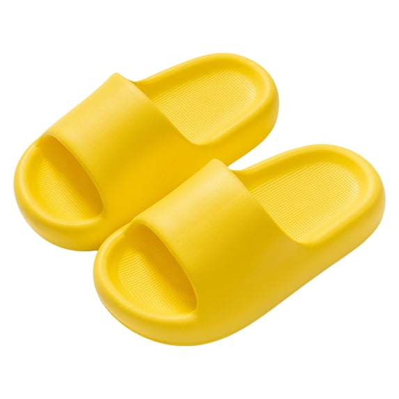 Pandaie Kids Cloud Slides Boys Girls Shower Pillow Slippers Open Toe Toddler Slide Sandals Bathroom Pool Summer Beach Shoes Yellow 11 Little Kid