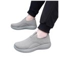 thumbnail image 1 of Pandaie Men's Slip on Loafers Comfortable Walking Dressy Penny Shoes with Arch Support Breathable Mesh Knit Running Tennis Sneakers (Khaki,10), 1 of 6