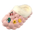 thumbnail image 1 of Pandaie Slippers for Women Men Bubble Slides Fuzzy Cute Slippers Non Slip Massage Soft House Shoes for Indoor Outdoor Use Size 6-10, 1 of 7