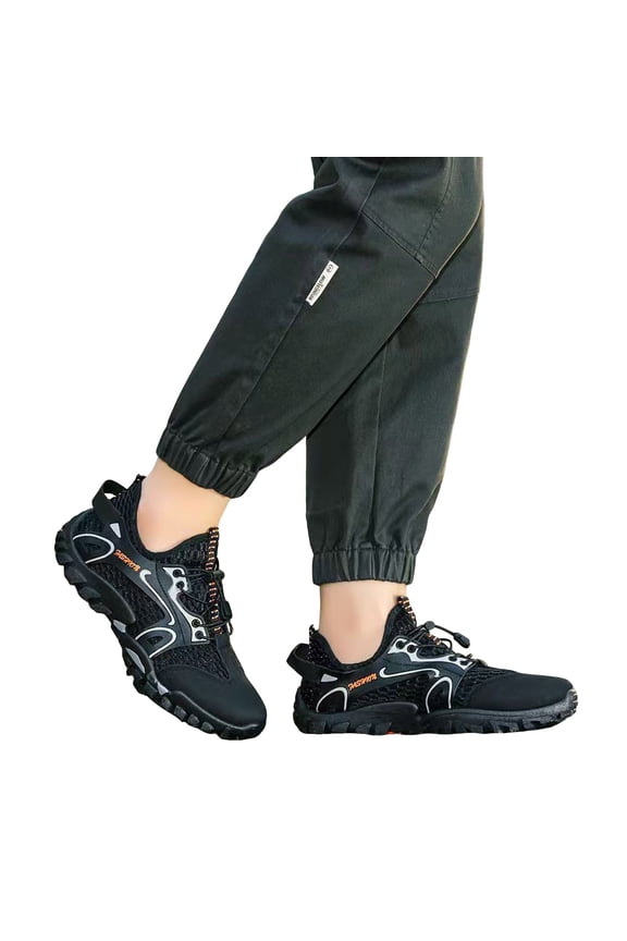 Water Shoes Men Quick Drying Outdoor Hiking Barefoot Beach Shoes Boat Footwear for Diving Hiking Sailing Travel Wading Swimming Fishing Black 11