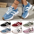 thumbnail image 1 of Pandaie Women's Fashion Sneakers Trendy Low Top Classic Retro Casual Shoes Ladies Non Slip Comfortable Running Walking Footwear with Arch Support Army Green Size 9.5, 1 of 8