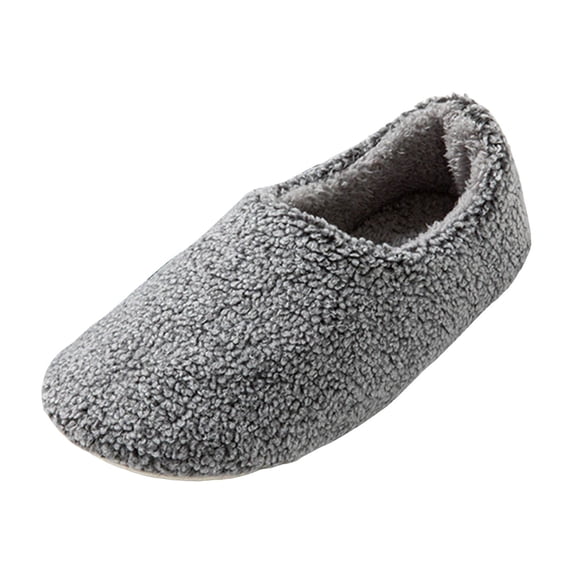 Pandaie Women’s Fuzzy Memory Foam Slippers Cozy Curly Warm Fleece Lining Closed Back Non Slip House Shoes Comfy Indoor Bedroom Winter Loafer Size 6‑9