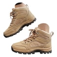 thumbnail image 1 of Pandaie Women's High Top Ankle Boots Comfortable Lightweight Outdoor Trekking Walking Work Sneakers Lace up Non Slip Lug Sole Hiking Shoes Size 6‑11, 1 of 5