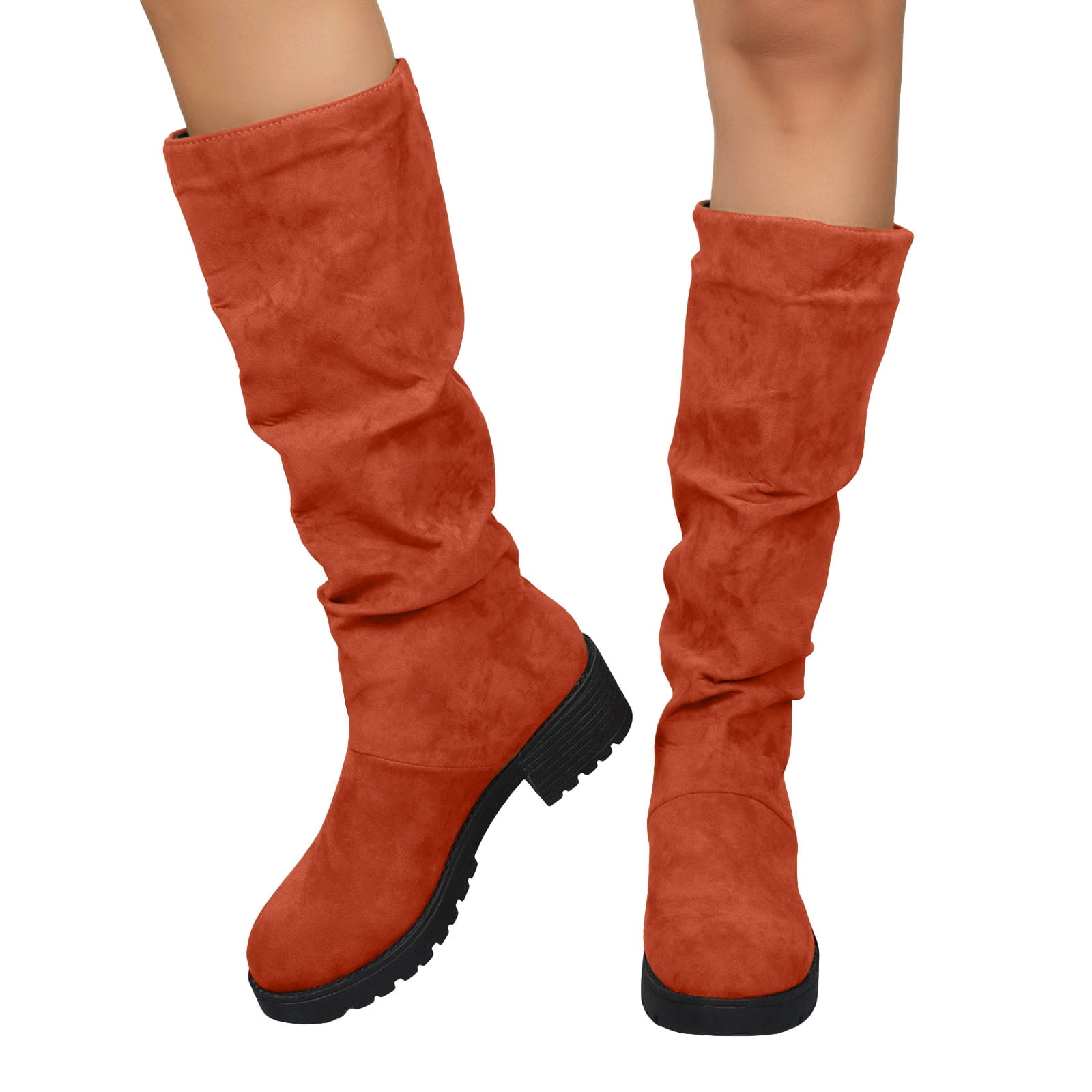 Slouch Riding Boots Pandaie Women's Knee High Boots Wide Calf Slouchy Riding Long Boots ...