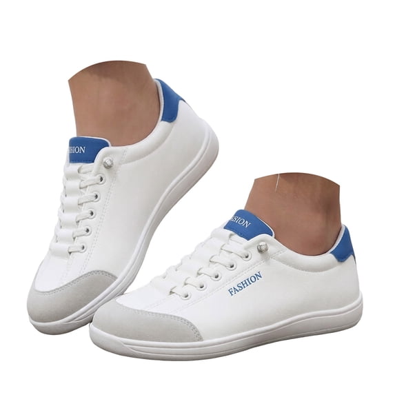 Pandaie Womens Canvas Barefoot Shoes Wide Toe Box Low Top Casual Walking Sneakers Lightweight Comfortable Cushioned Daily Dress Shoe Size 5.5‑11.5