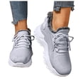 thumbnail image 1 of Pandaie Womens Orthopedic Walking Shoes Plantar Fasciitis Breathable Slip on Sneakers Comfortable Fleece Lined Casual Winter Running Shoes Grey Size 7.5, 1 of 8
