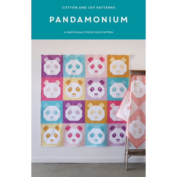 Pandamonium Quilt Pattern by Cotton and Joy