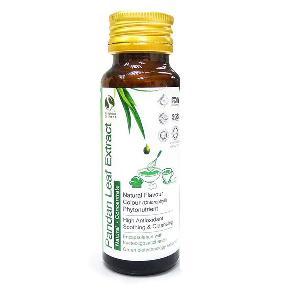 Pandan Extract Liquid 80g/bottle. 7 Pandan leaves in 1 tbsp. Natural Concentrated Screw Pine No