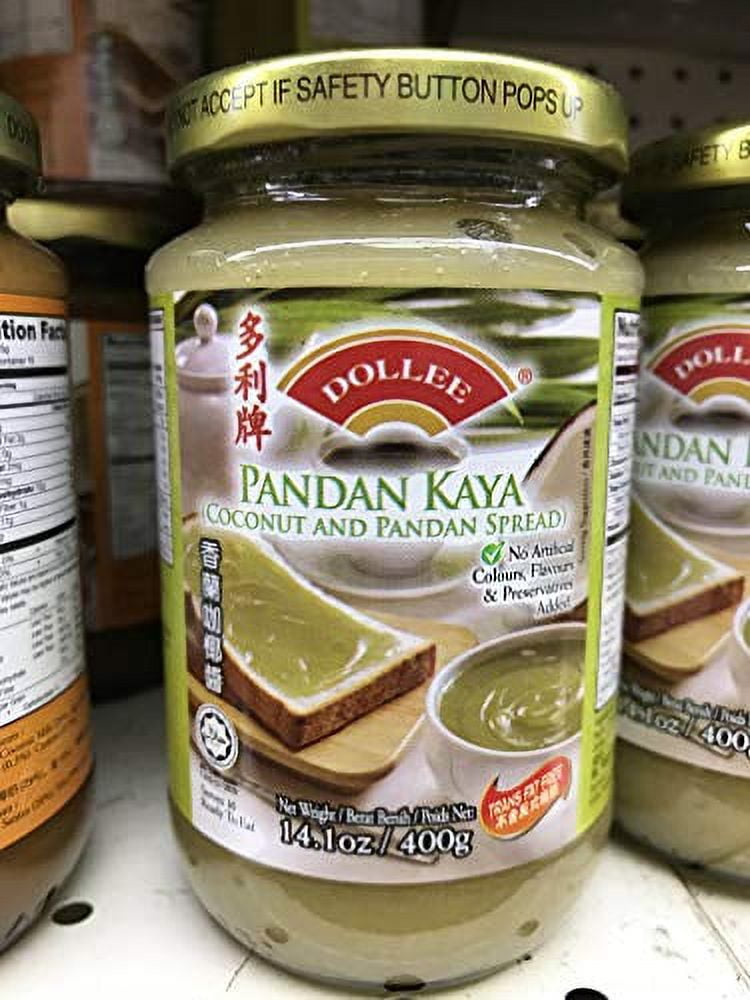 Pandan Kaya Coconut And Pandan Spread 14.1 Product Of Malaysia Pack
