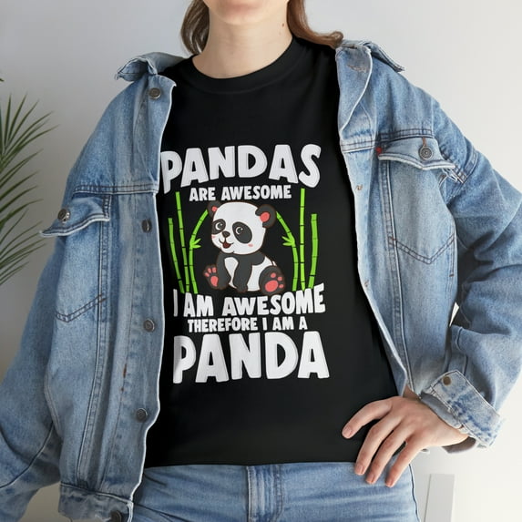 Pandas Are Awesome Panda Bear Tshirt