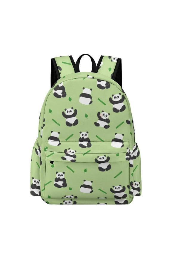 Pandas Backpack 17 Inch Cartoon Pandas Backpack Large Capacity Daily Commuter