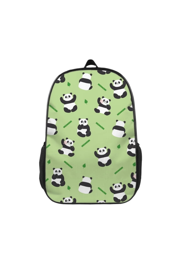 Pandas Backpack 17 inch Cartoon Pandas Backpack Large Capacity