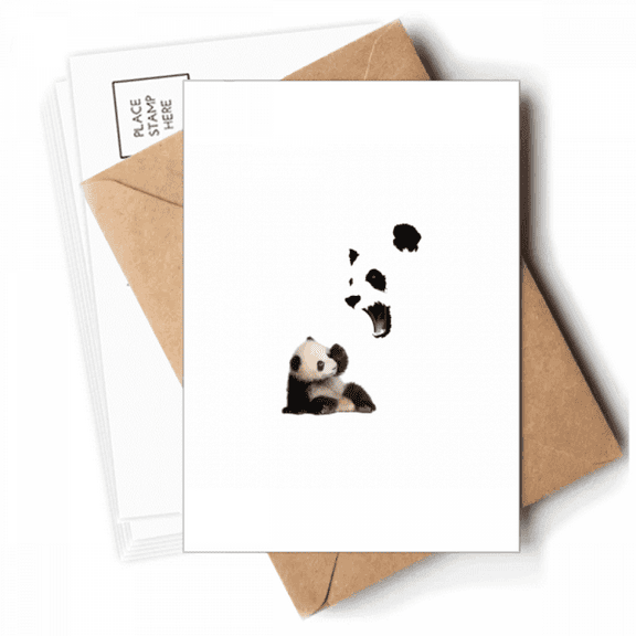 Pandas Teach Children Avoid Emotions Postcards Envelopes Blank Note Cards Mailing