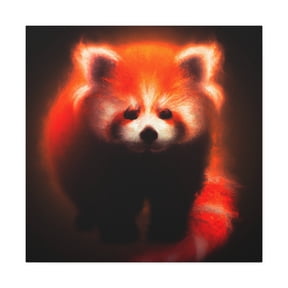 "Pandas in Baroque". - Canvas