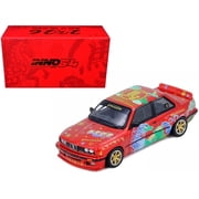 Pandem Rocket Bunny E30 "Year of the Horse - Chinese New 2026 Special Edition" Red Metallic with Graphics Limited to 8888 pieces Worldwide 1/64 Diecast Model Car by Inno Models