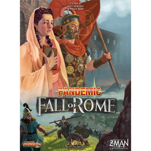 Pandemic: Fall of Rome Strategy Board Game for Ages 8 and up, from Asmodee