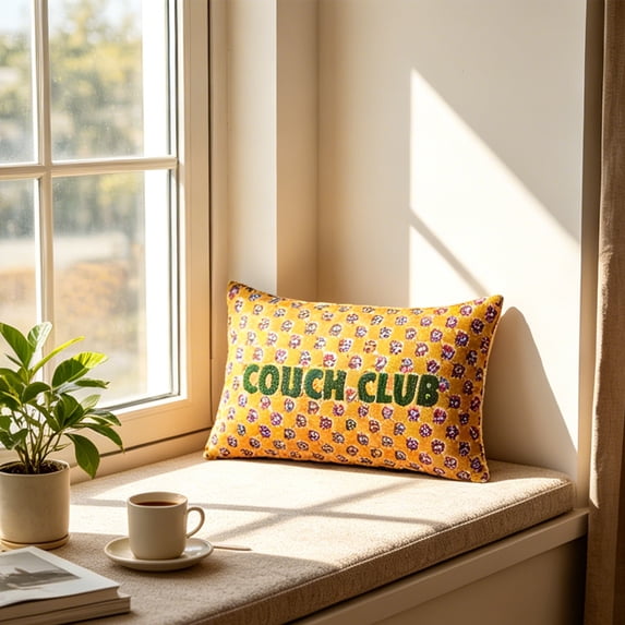 Pandiboks Throw Pillow Covers 20x12in Couch Pillow Covers White Polyester Rectangle for Bedroom、Home Office