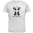 thumbnail image 1 of Pandicorn Panda Unicorn Mens Soft T Shirt White X-LG, 1 of 1