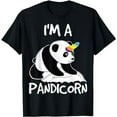 thumbnail image 1 of Pandicorn T-Shirt Panda Unicorn Shirt Rainbow Panda Gift, 1 of 3