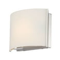 thumbnail image 1 of Pandora 1-Light Vanity Sconce in Chrome with White Opal Glass, 1 of 4