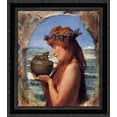 thumbnail image 1 of Pandora 20x20 Black Ornate Wood Framed Canvas Art by Alma Tadema, Sir Lawrence, 1 of 2