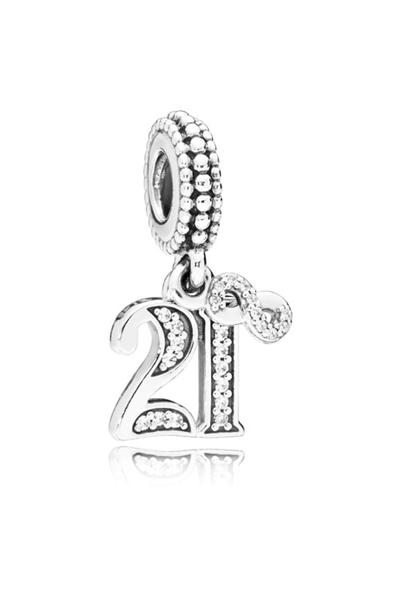 21st Celebration Dangle Charm -