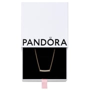 Pandora Timeless Pave Single-row Bar Collier Necklace