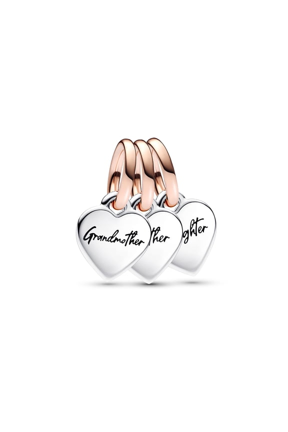 Two-tone Splittable Family Generation of Hearts Triple Dangle Charm