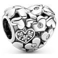 thumbnail image 1 of Pandora Sparkling Openwork Heart Charm, 1 of 2