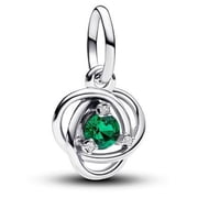 Pandora Green Eternity Circle Dangle Charm