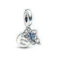 thumbnail image 1 of Pandora Blooming Flower Double Dangle Charm, 1 of 3