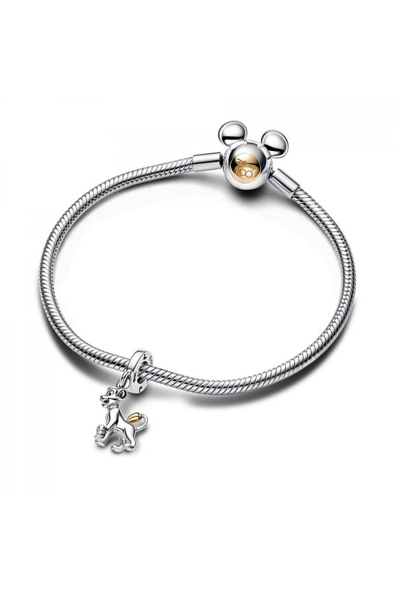 Disney 100th Anniversary Simba Lab-grown Diamond Dangle Charm