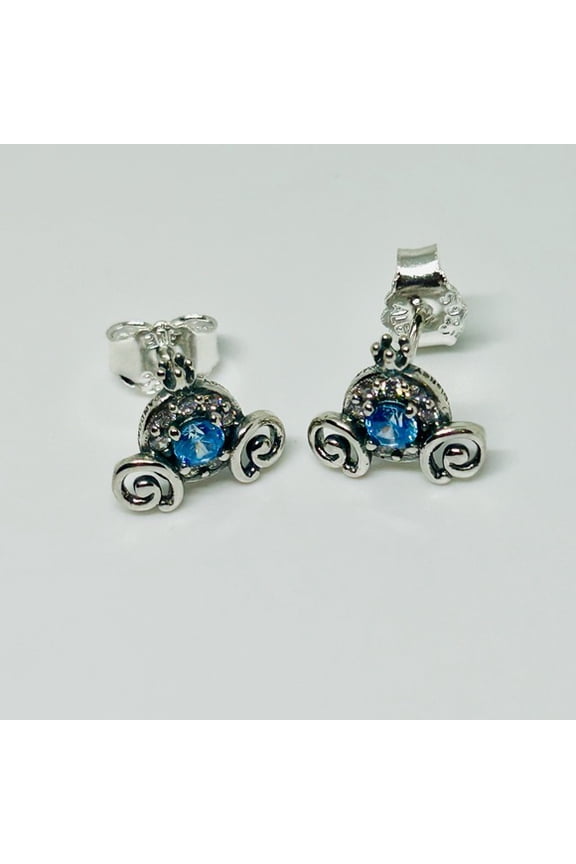 Disney Cinderella's Carriage Stud Earrings