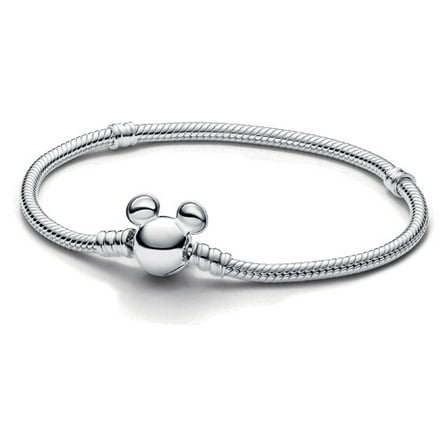 Pandora Disney Mickey Mouse Clasp Moments Snake Chain Bracelet