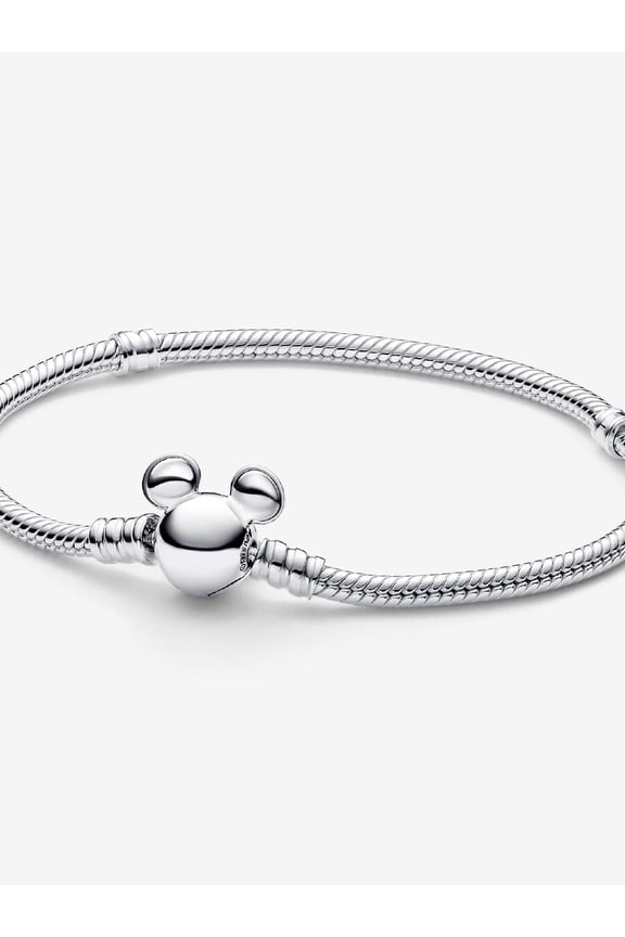 Disney Mickey Mouse Clasp Moments Snake Chain Bracelet