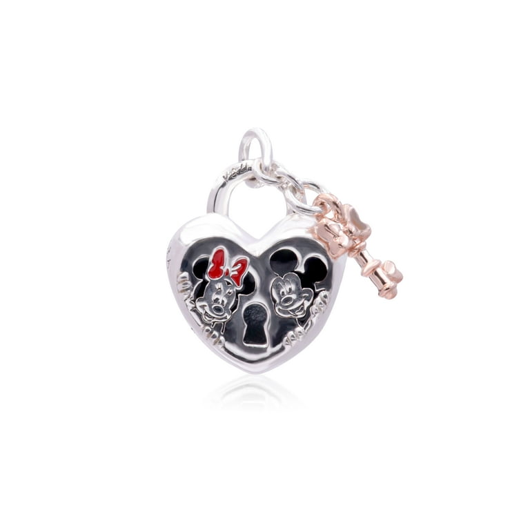 Pandora Disney Mickey Mouse & Minnie Mouse Padlock Charm