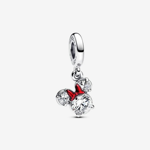 Pandora Disney Minnie Mouse Silhouette Dangle Charm With Gift Box