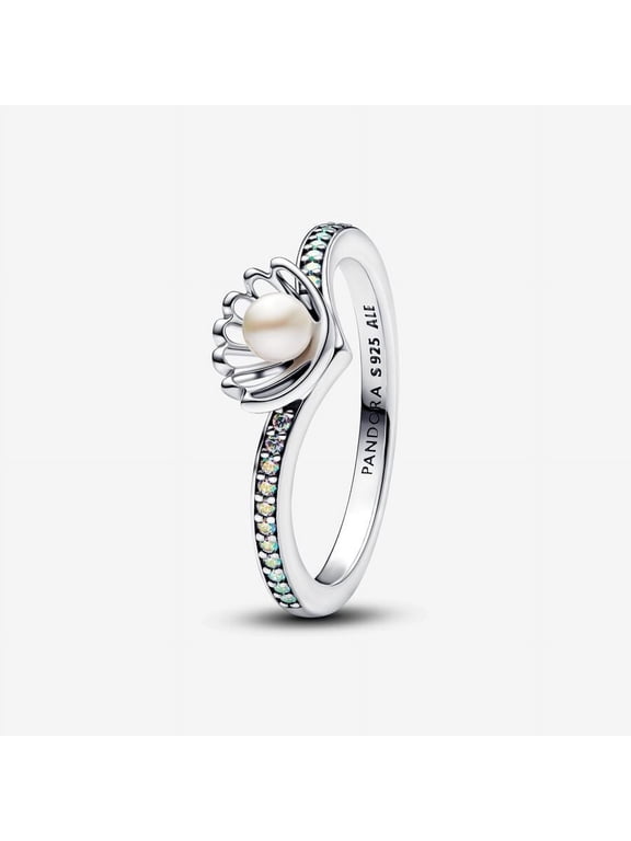 Disney Princess Ariel Shell Treated Freshwater Cultured Pearl Ring