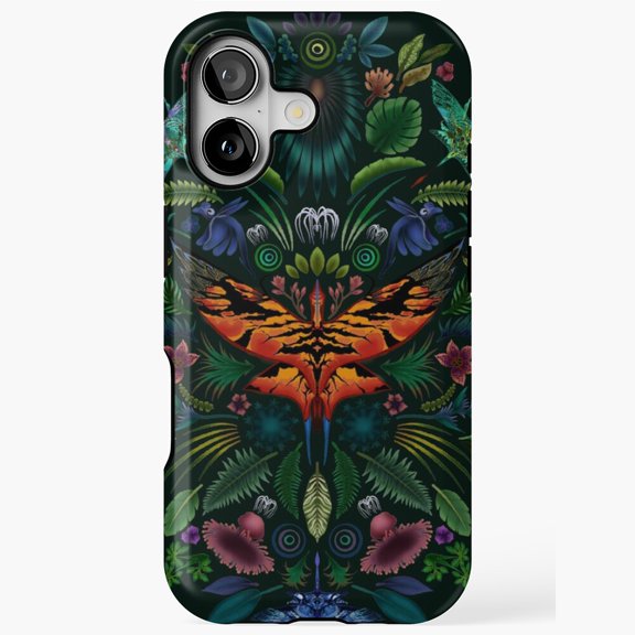 Pandora Enchanted Forest Botanical Fantasy Nature Pattern Phone Case with iPhone 17 to 11 Pro Max