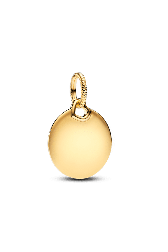 Moments Engravable Round Tag Dangle Charm